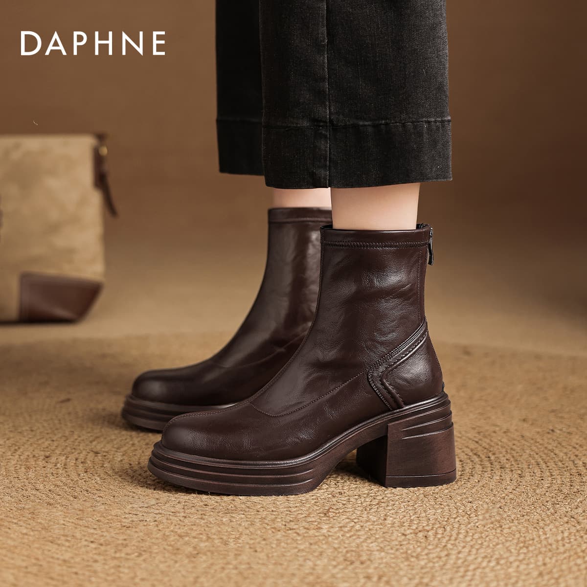 Сапоги DAPHNE Ботильоны Женские - изображение 5