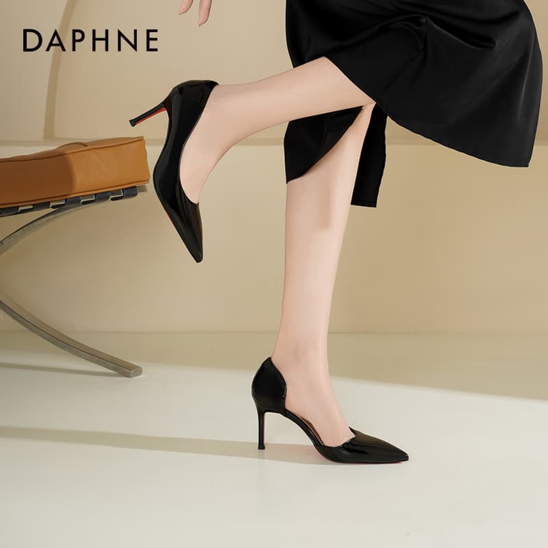 Туфли Daphne Синтетическая кожа Высокие каблуки Женские - изображение 4