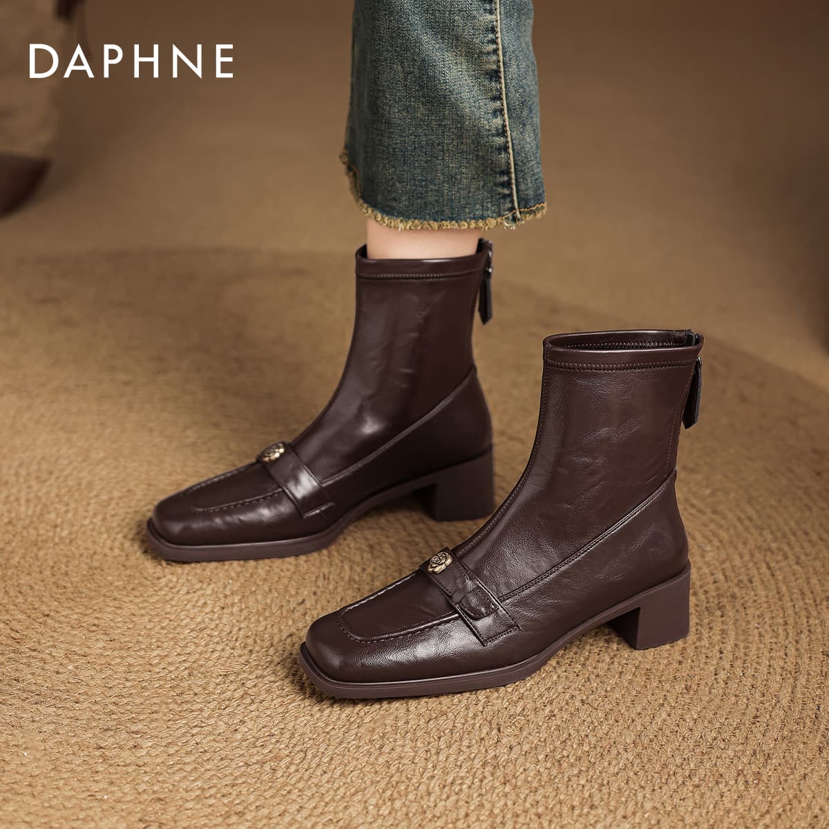 Сапоги DAPHNE Ботильоны Женские - изображение 8