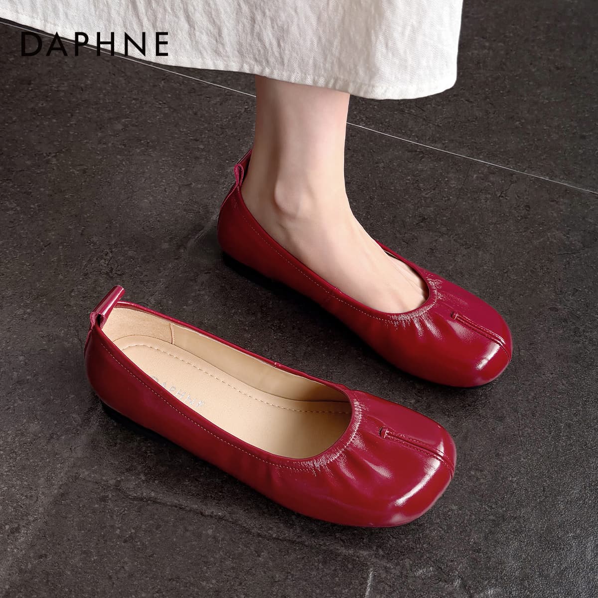 Тапочки DAPHNE Женские Повседневный Обувь без подкладки Женские - изображение 3