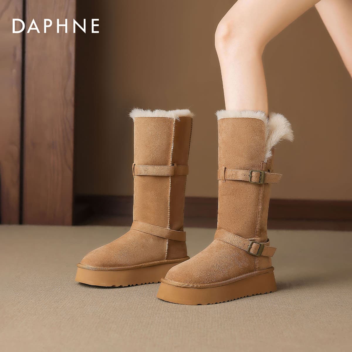 Ботинки зимние DAPHNE 30,5cm Сноубутсы Женские - изображение 5