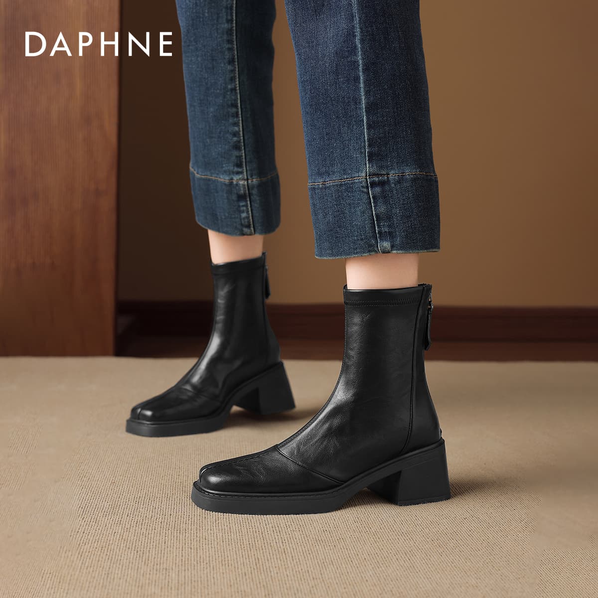Сапоги DAPHNE Ботильоны Женские - изображение 6