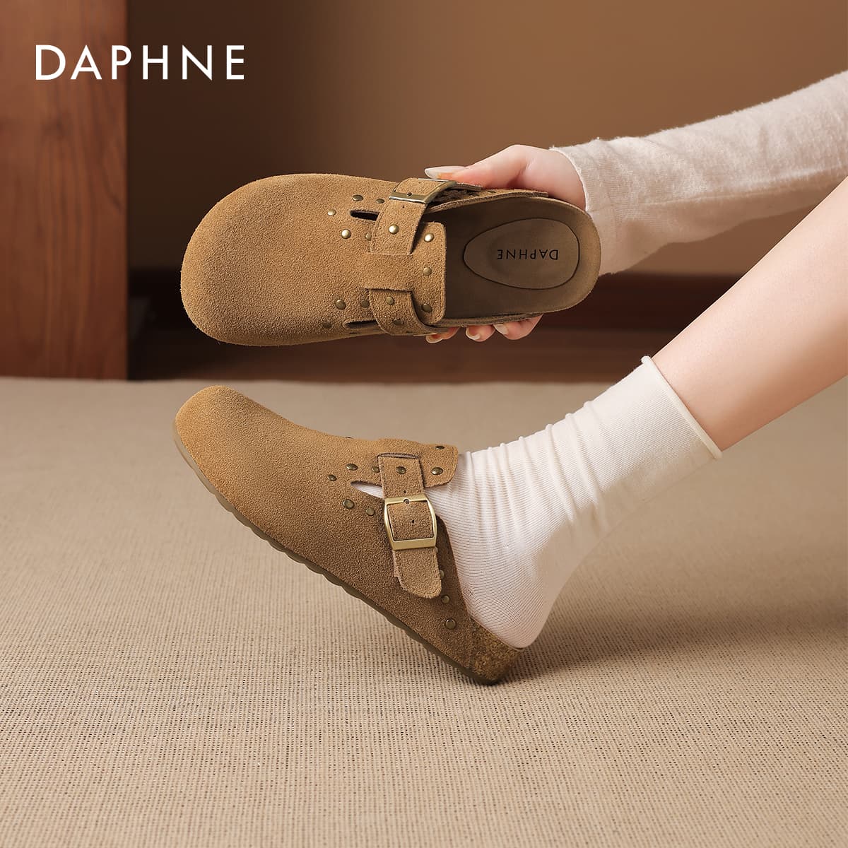 Сандалии DAPHNE Закрытые тапочки Женские - изображение 7