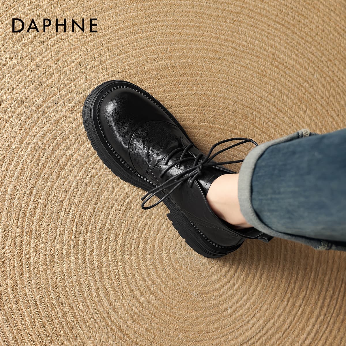 Ботинки DAPHNE Синтетическая кожа 9 см Армейские ботинки Женские - изображение 6