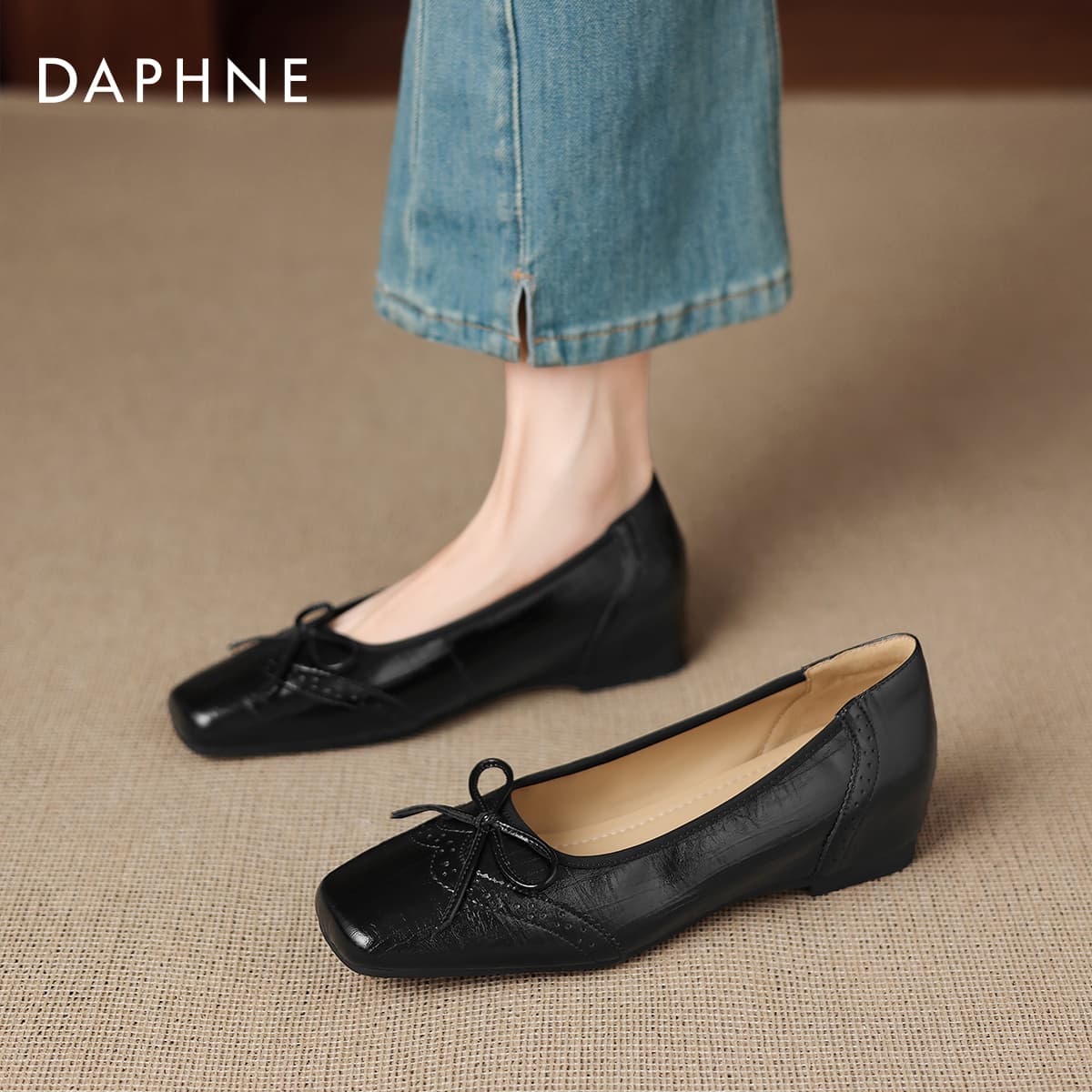 Тапочки DAPHNE Женские Повседневный Обувь без подкладки Женские - изображение 4