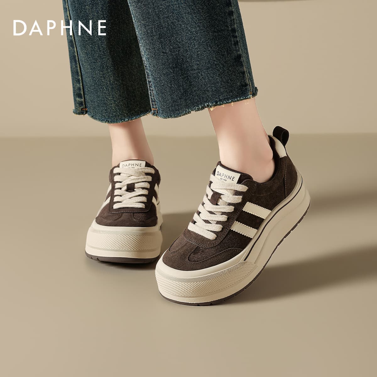 Кроссовки DAPHNE Кеды для скейтбординга Лоу-топы Женские - изображение 6