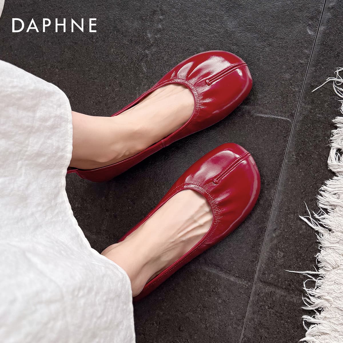 Тапочки DAPHNE Женские Повседневный Обувь без подкладки Женские - изображение 5