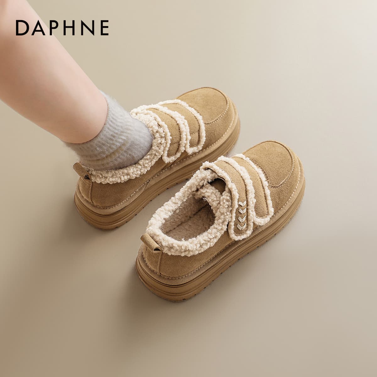 Ботинки зимние DAPHNE Женские сноубутсы из ткани - изображение 7