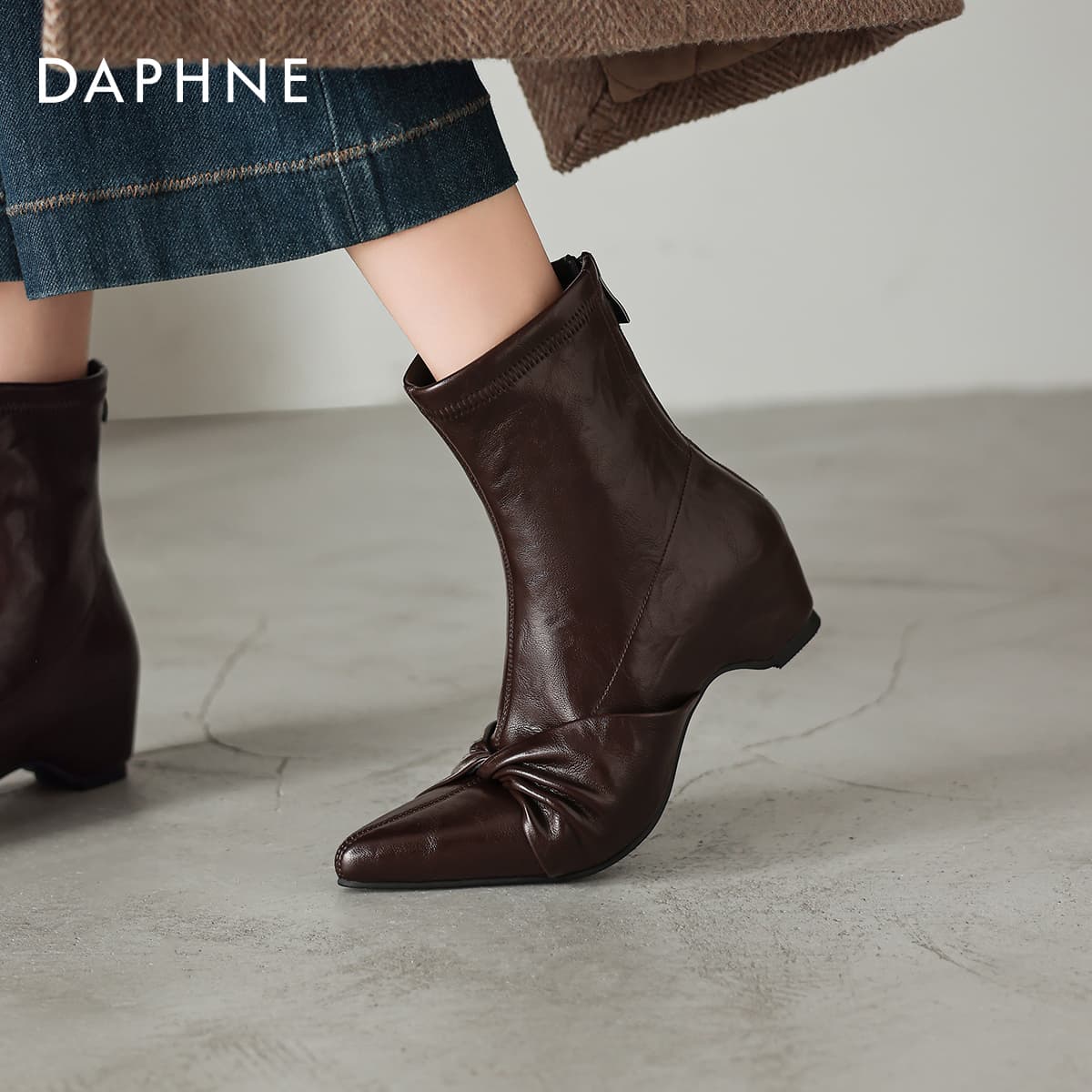 Сапоги DAPHNE Ботильоны Женские - изображение 8
