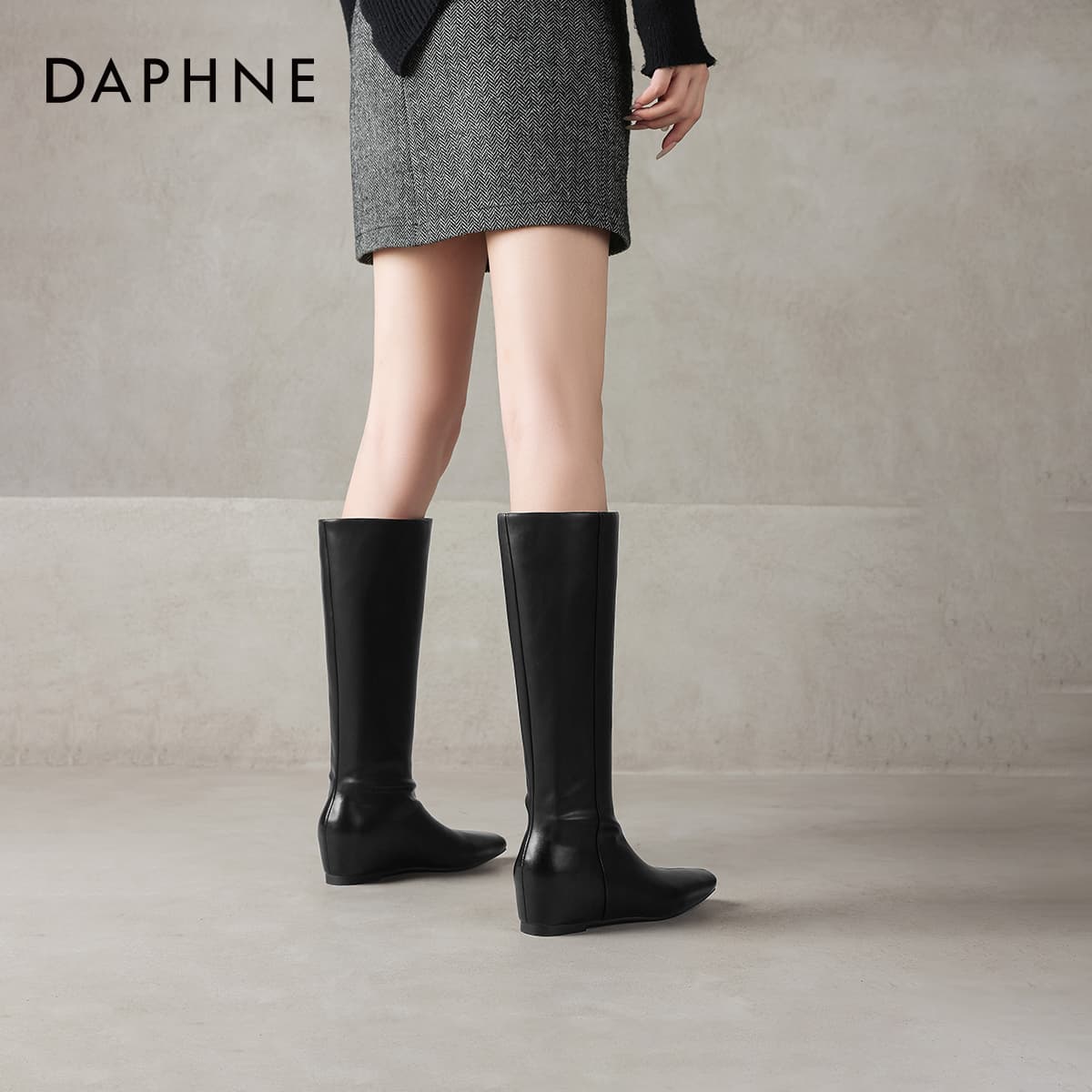 Сапоги DAPHNE Ботильоны Черный Женские - изображение 7
