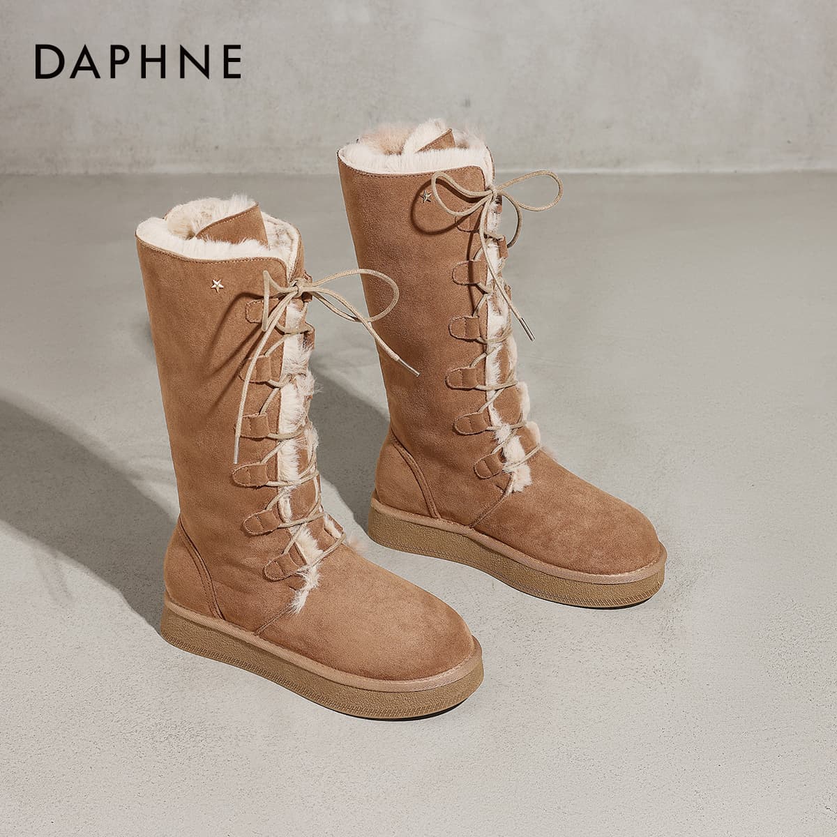 Ботинки зимние Daphne Ткань 30,5 см Сноубутсы Женские - изображение 7