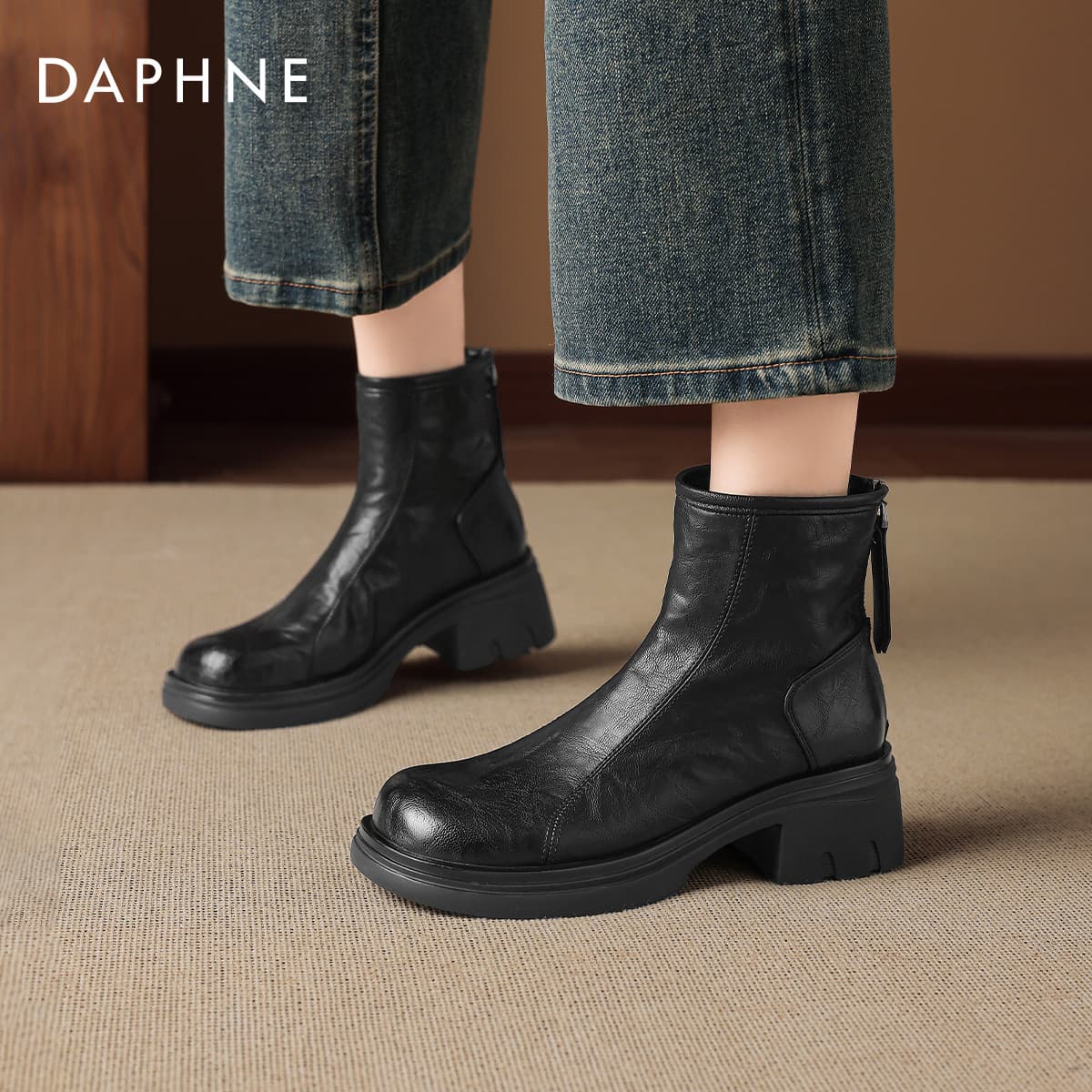Сапоги DAPHNE Ботильоны Женские - изображение 6