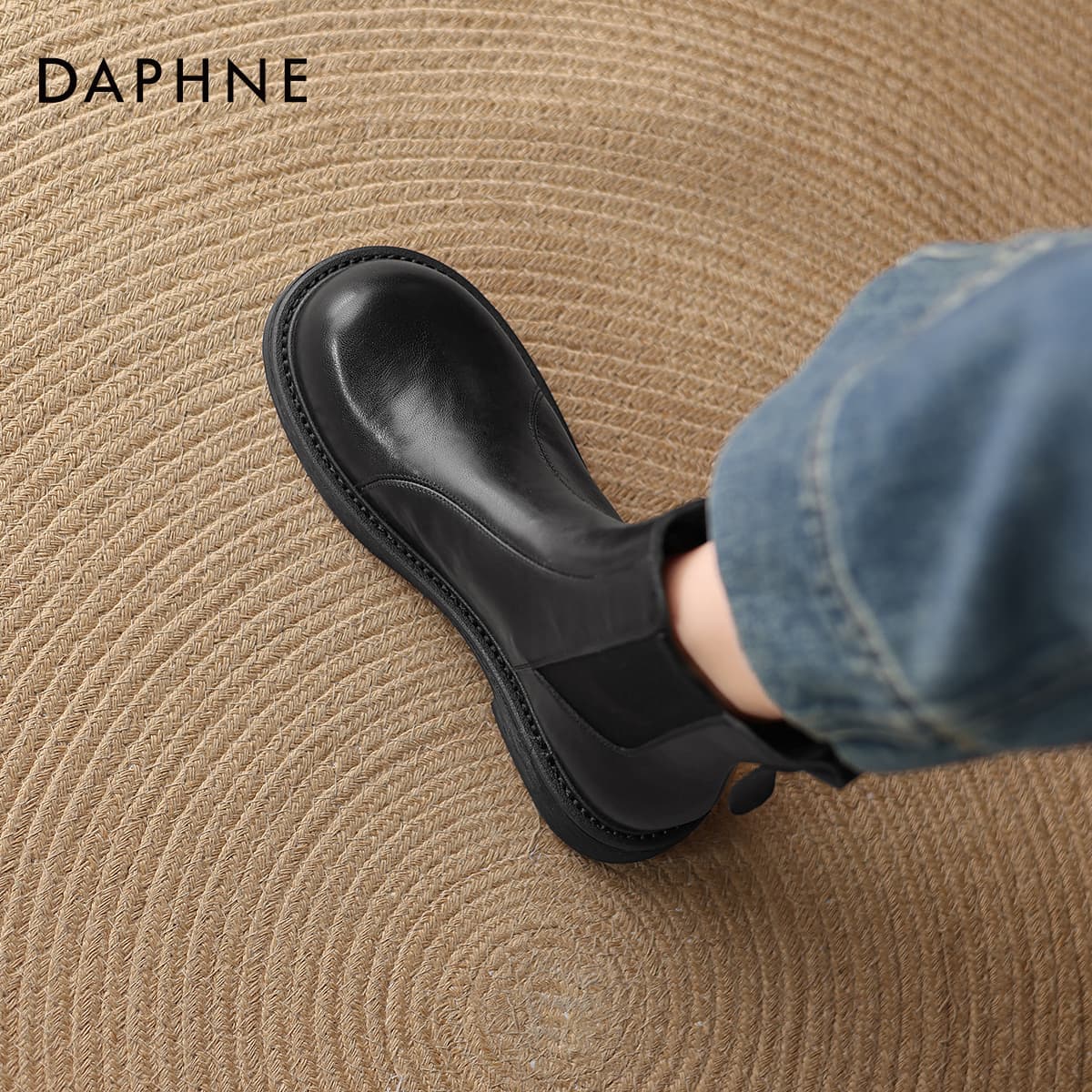 Сапоги DAPHNE Женские ботильоны из синтетической кожи - изображение 5