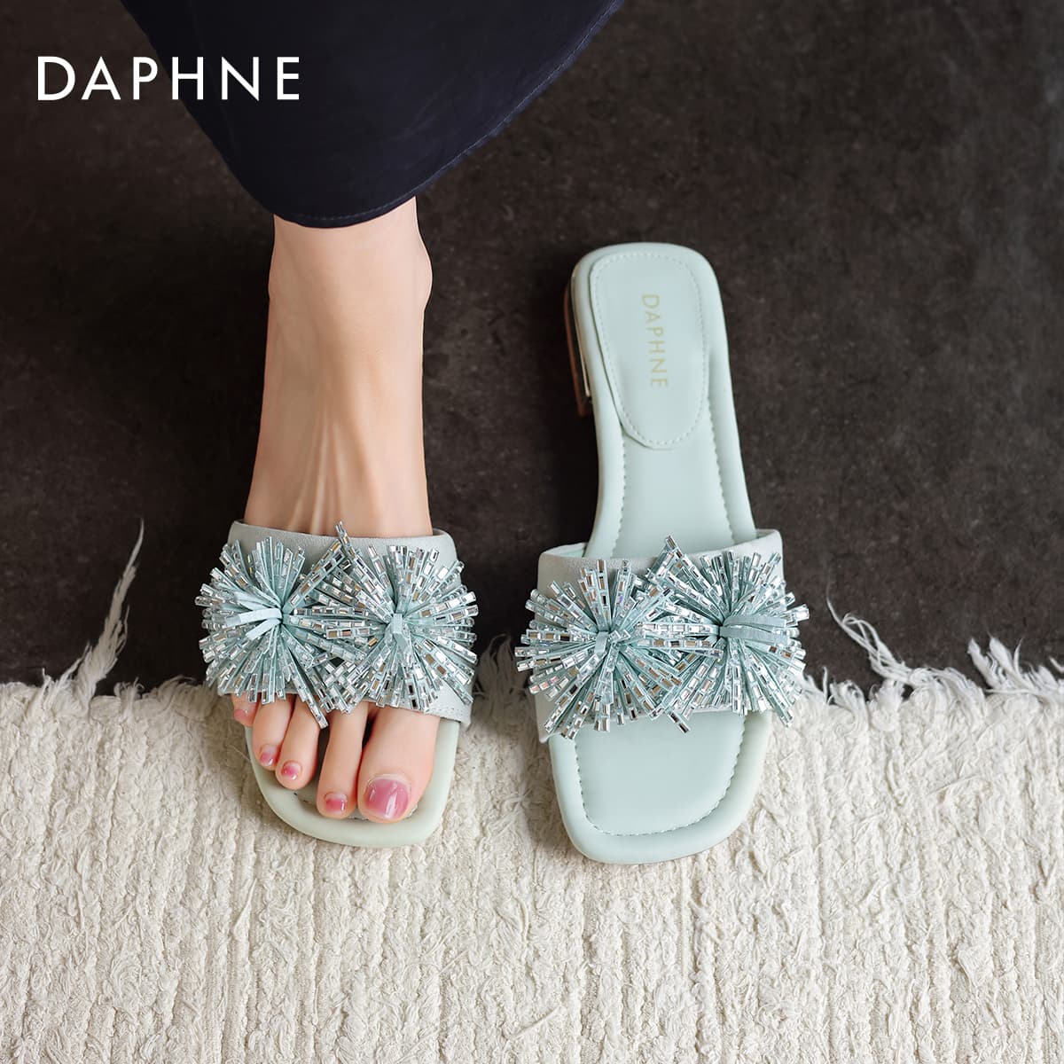Сандалии Daphne Шлепанцы Женские - изображение 3