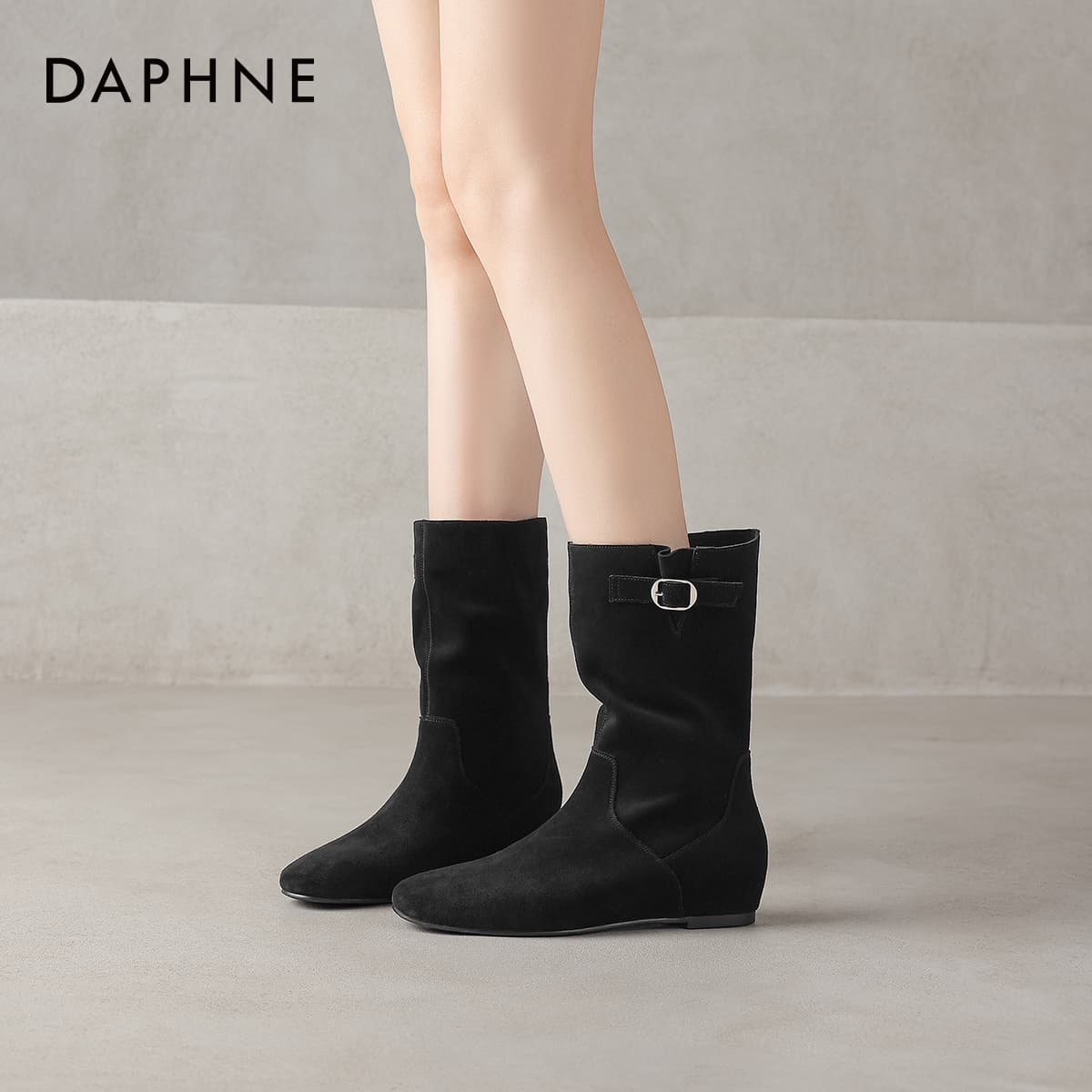 Сапоги DAPHNE Корова Спилок Женские Ботильоны - изображение 7