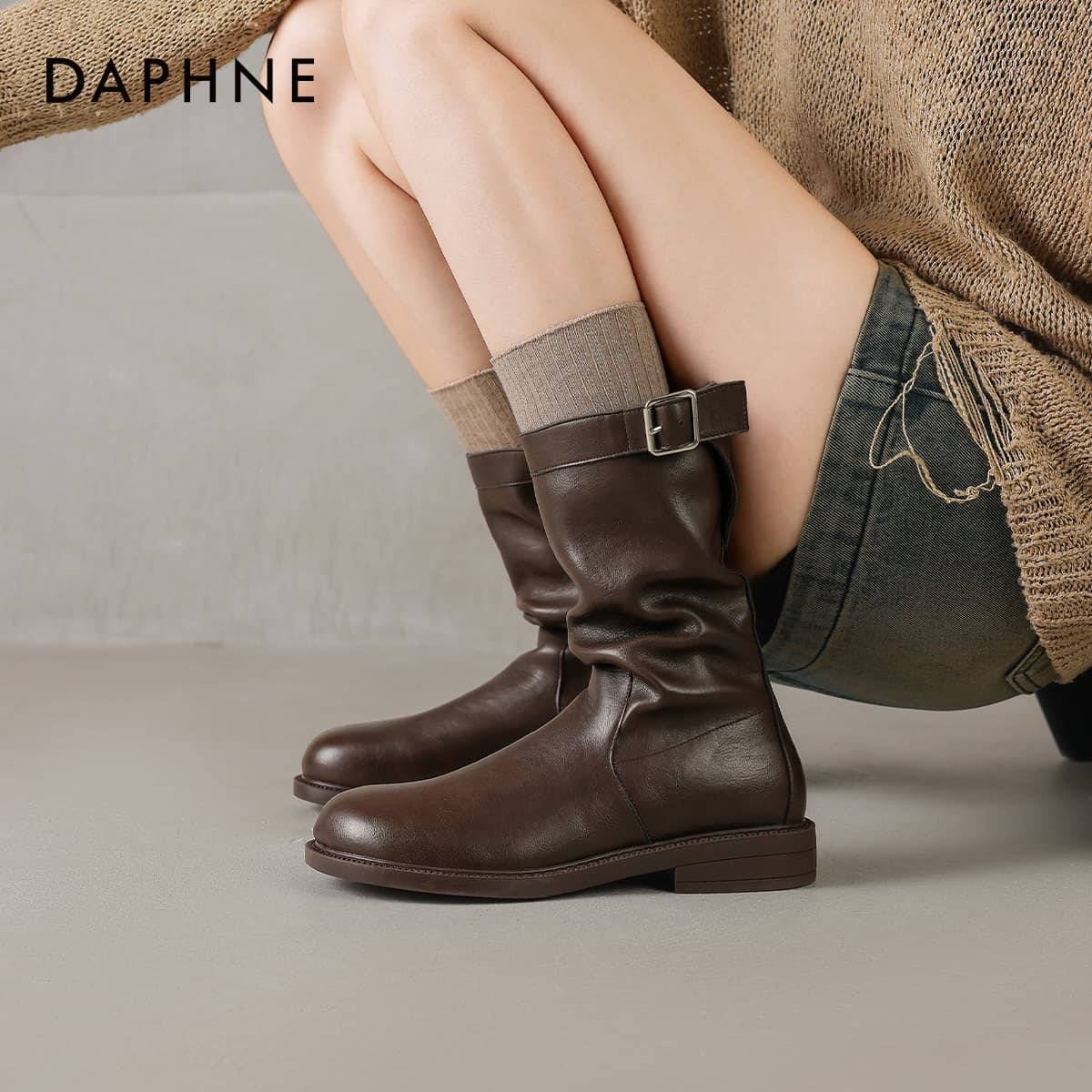 Сапоги Daphne Ботильоны Женские - изображение 4