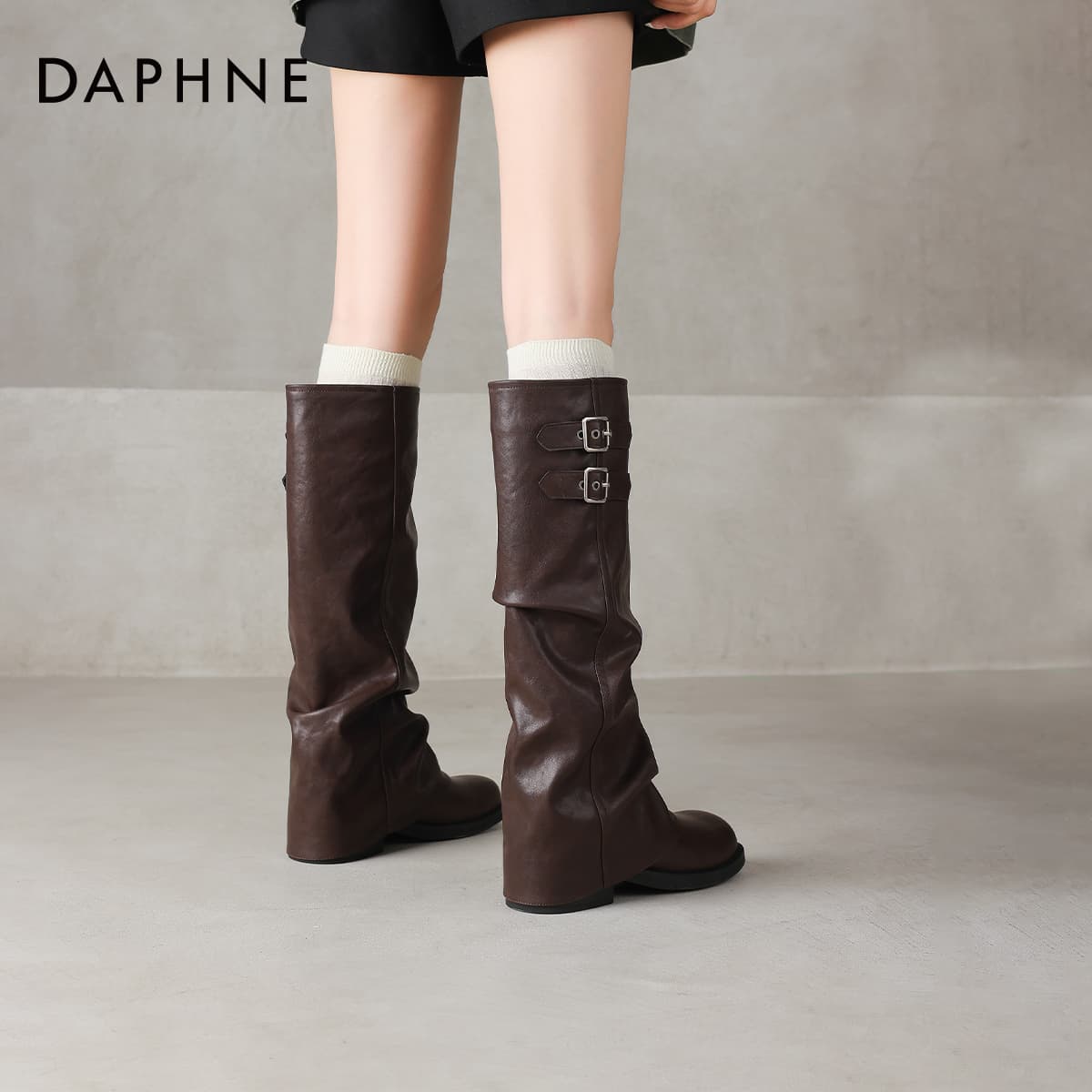 Ботинки Daphne Женские высокие сапоги - изображение 5