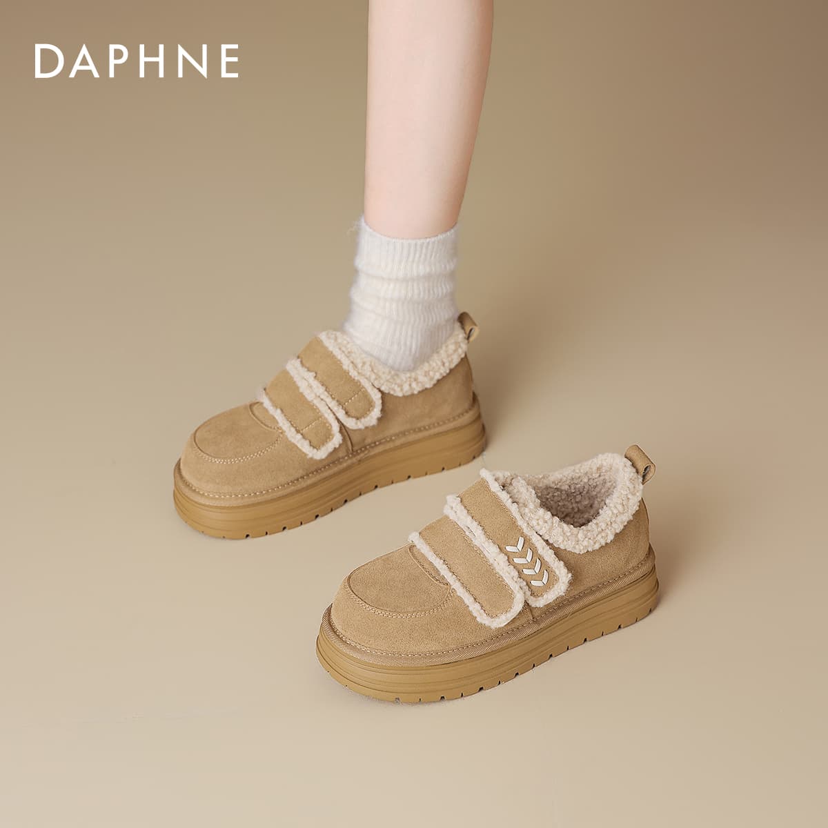Ботинки зимние DAPHNE Женские сноубутсы из ткани - изображение 6