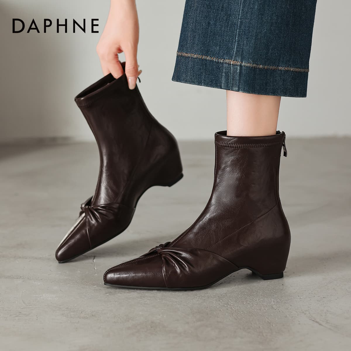 Сапоги DAPHNE Ботильоны Женские - изображение 10