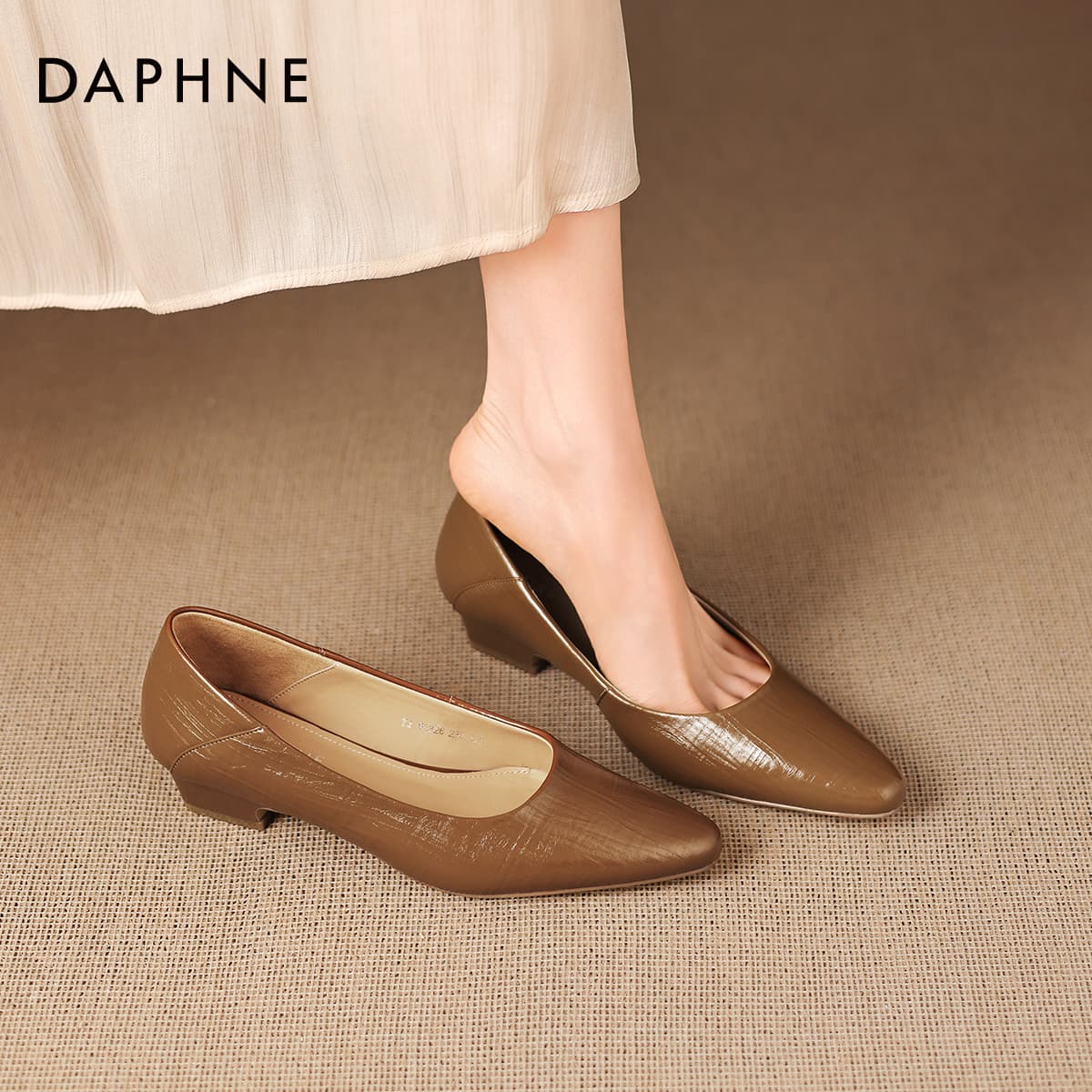 Тапочки DAPHNE Женские Повседневный Обувь без подкладки Женские - изображение 5