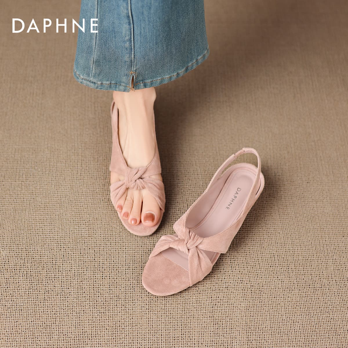 Шлёпанцы DAPHNE One Шнуровочные Сандалии Женские - изображение 4