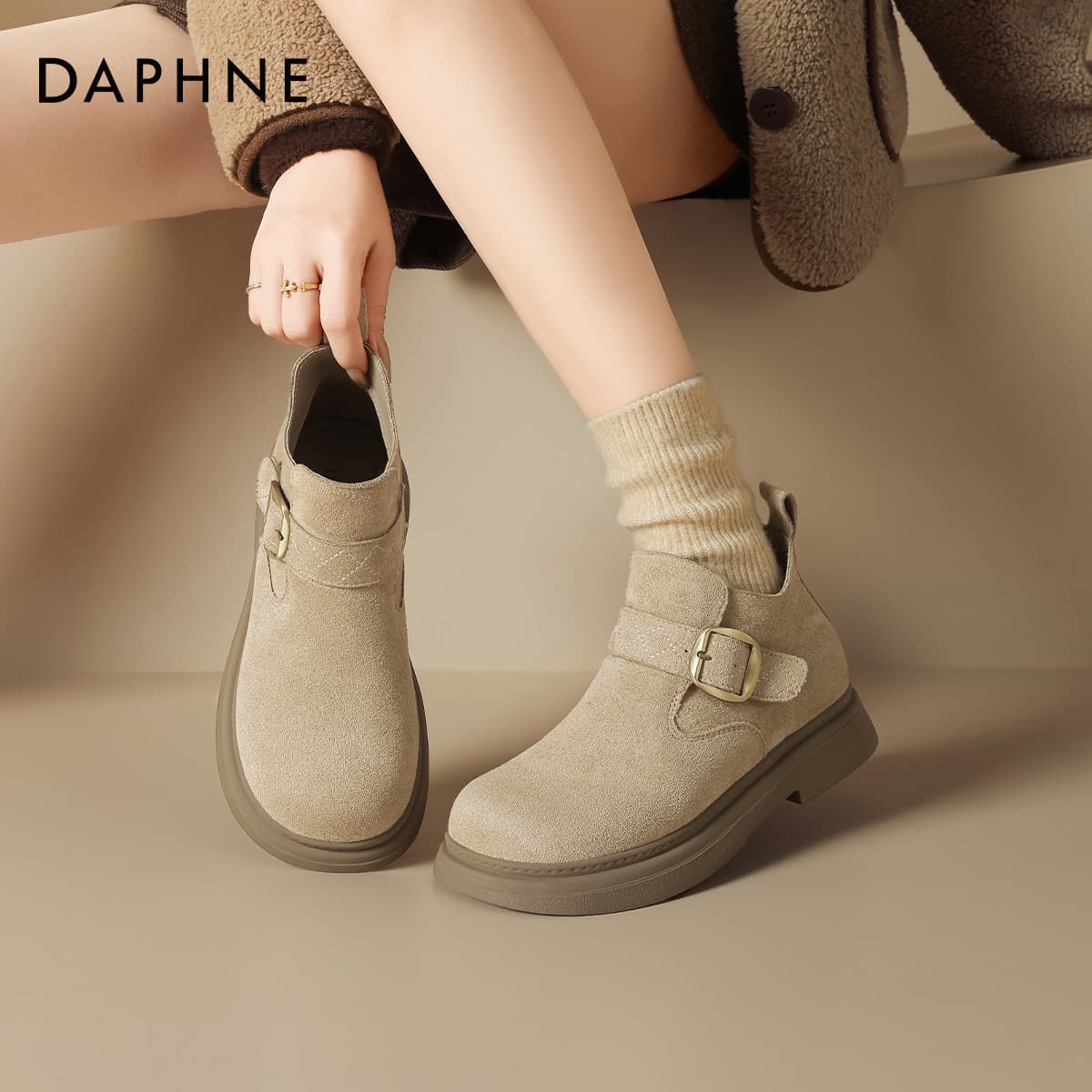 Сапоги DAPHNE Ботильоны Женские - изображение 5