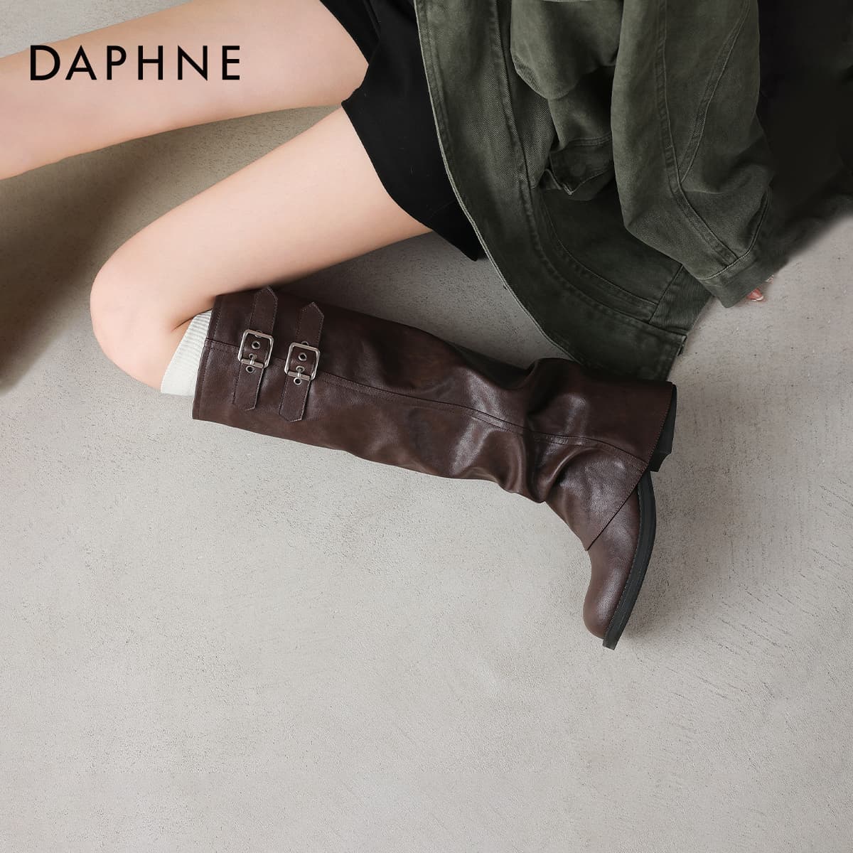 Ботинки Daphne Женские высокие сапоги - изображение 7