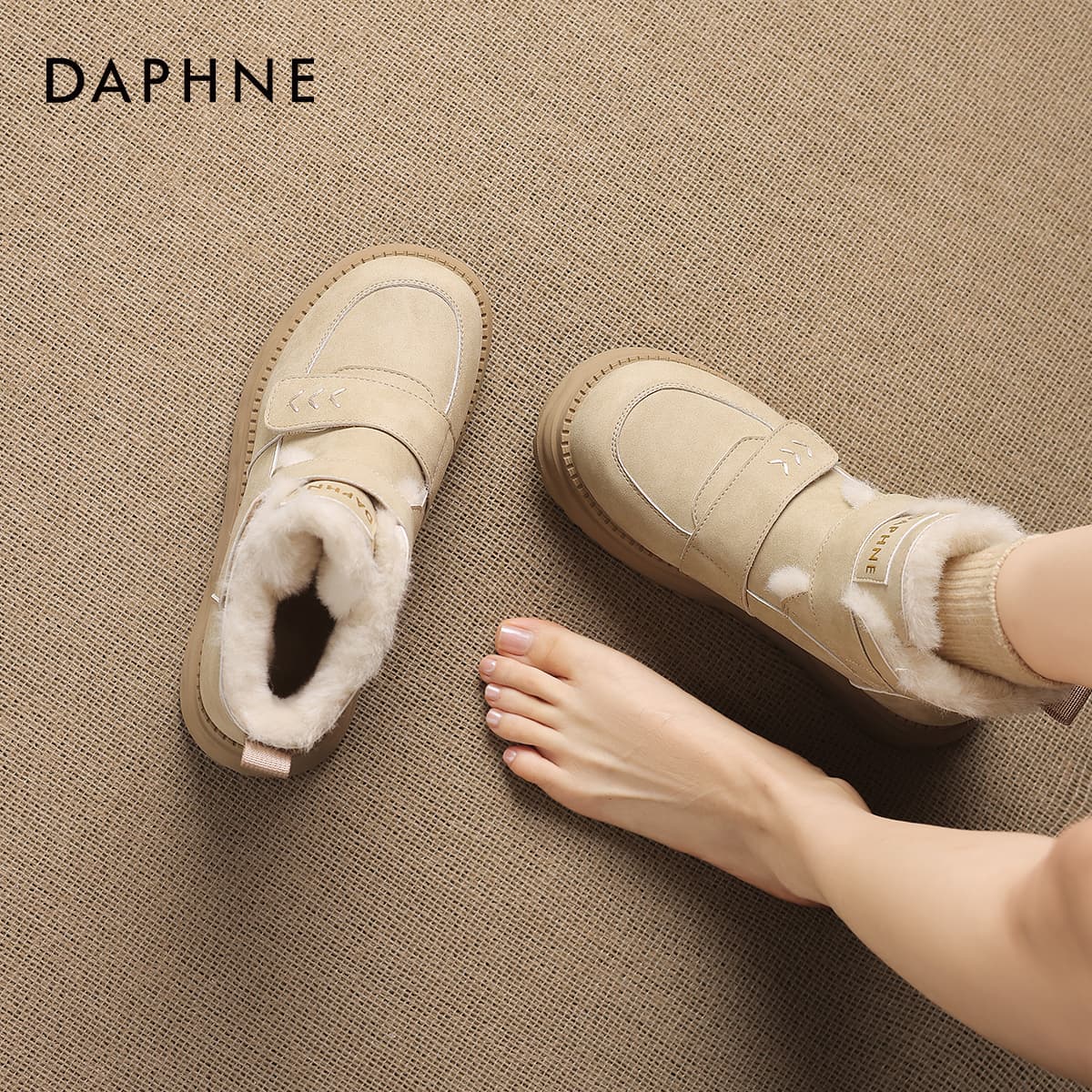 Ботинки зимние Daphne 10,5cm Сноубутсы Женские - изображение 6