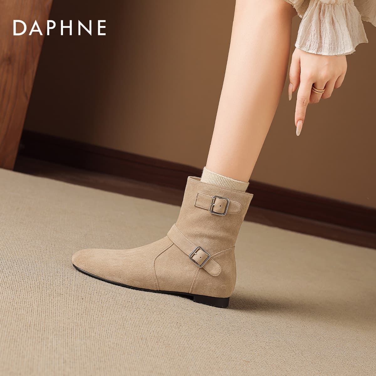Сапоги DAPHNE Ботильоны Женские - изображение 7