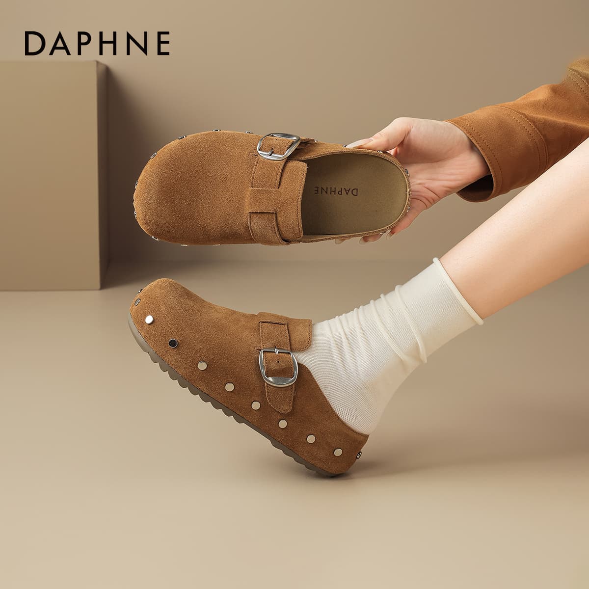 Сандалии DAPHNE Birkenstock Стиль Обувь Верблюжий цвет Женские - изображение 7