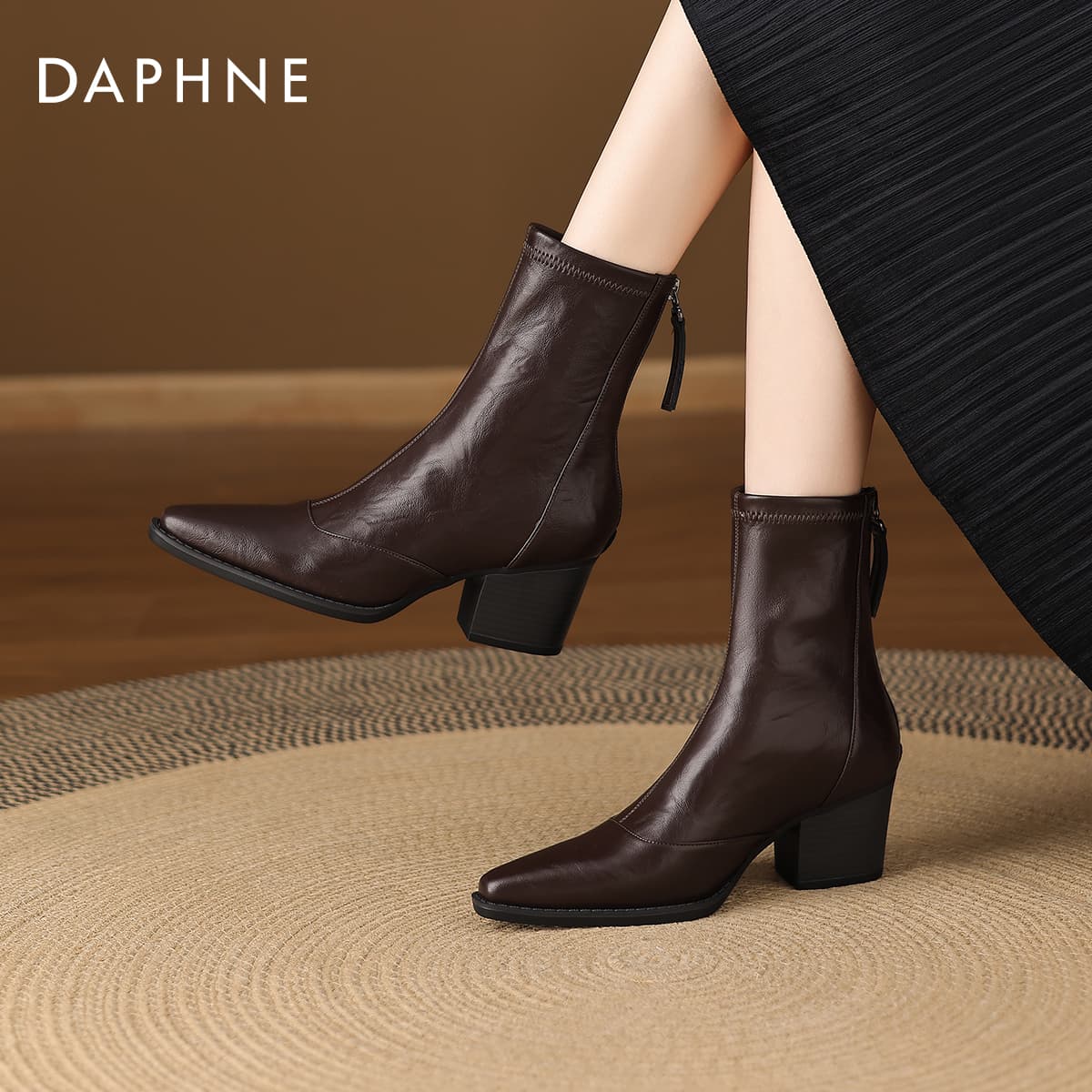 Сапоги DAPHNE Ботильоны Женские - изображение 8