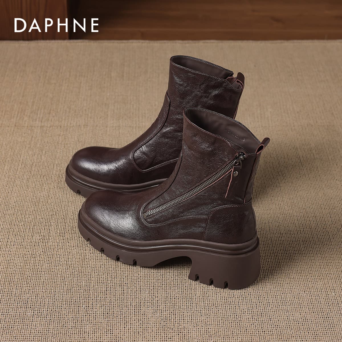 Сапоги DAPHNE Женские ботильоны из овчины - изображение 15