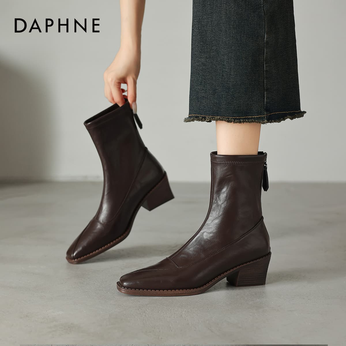 Сапоги DAPHNE Ботильоны Женские - изображение 8