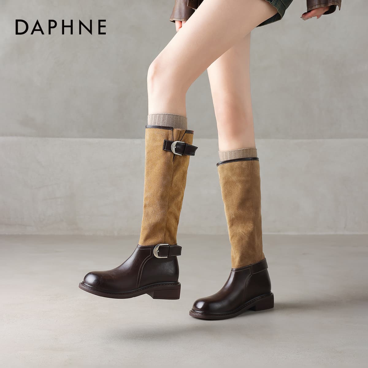Ботинки DAPHNE Женские сапоги до колена - изображение 7