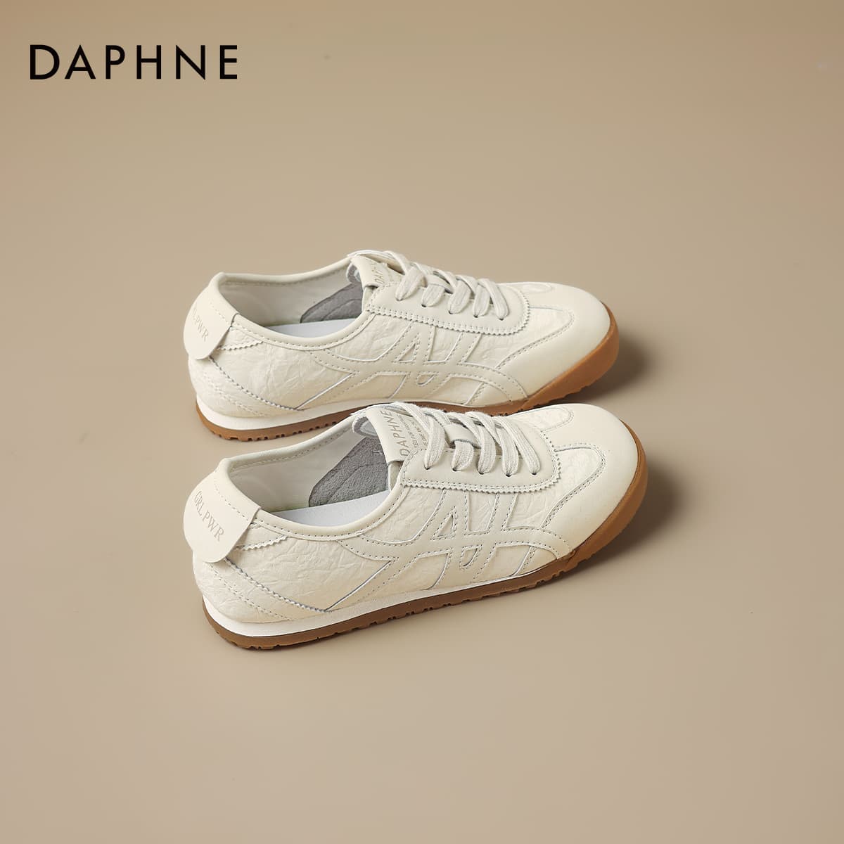 Кроссовки DAPHNE Повседневная обувь Low Топ Бежевый Женские - изображение 7
