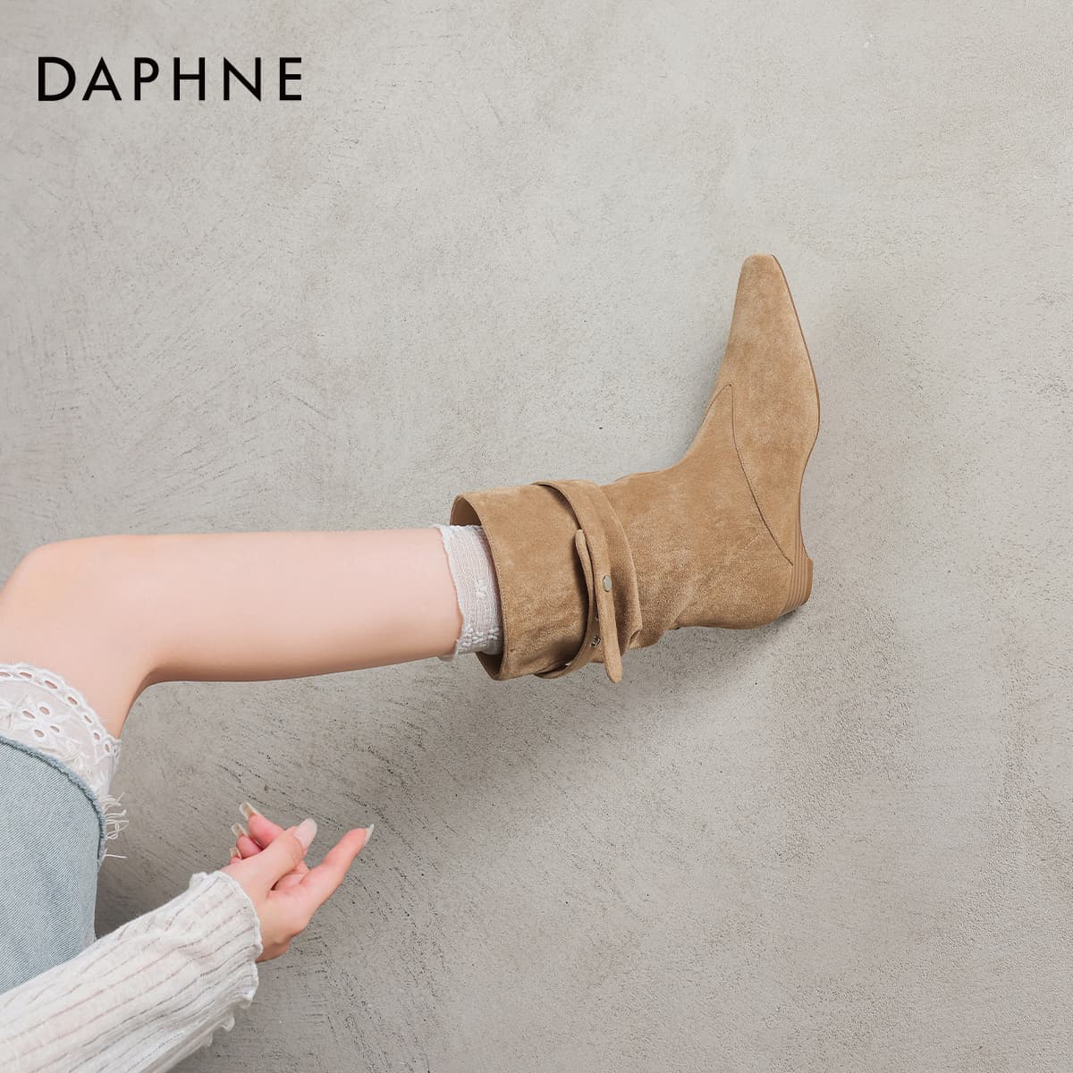 Сапоги DAPHNE Ботильоны Женские - изображение 10
