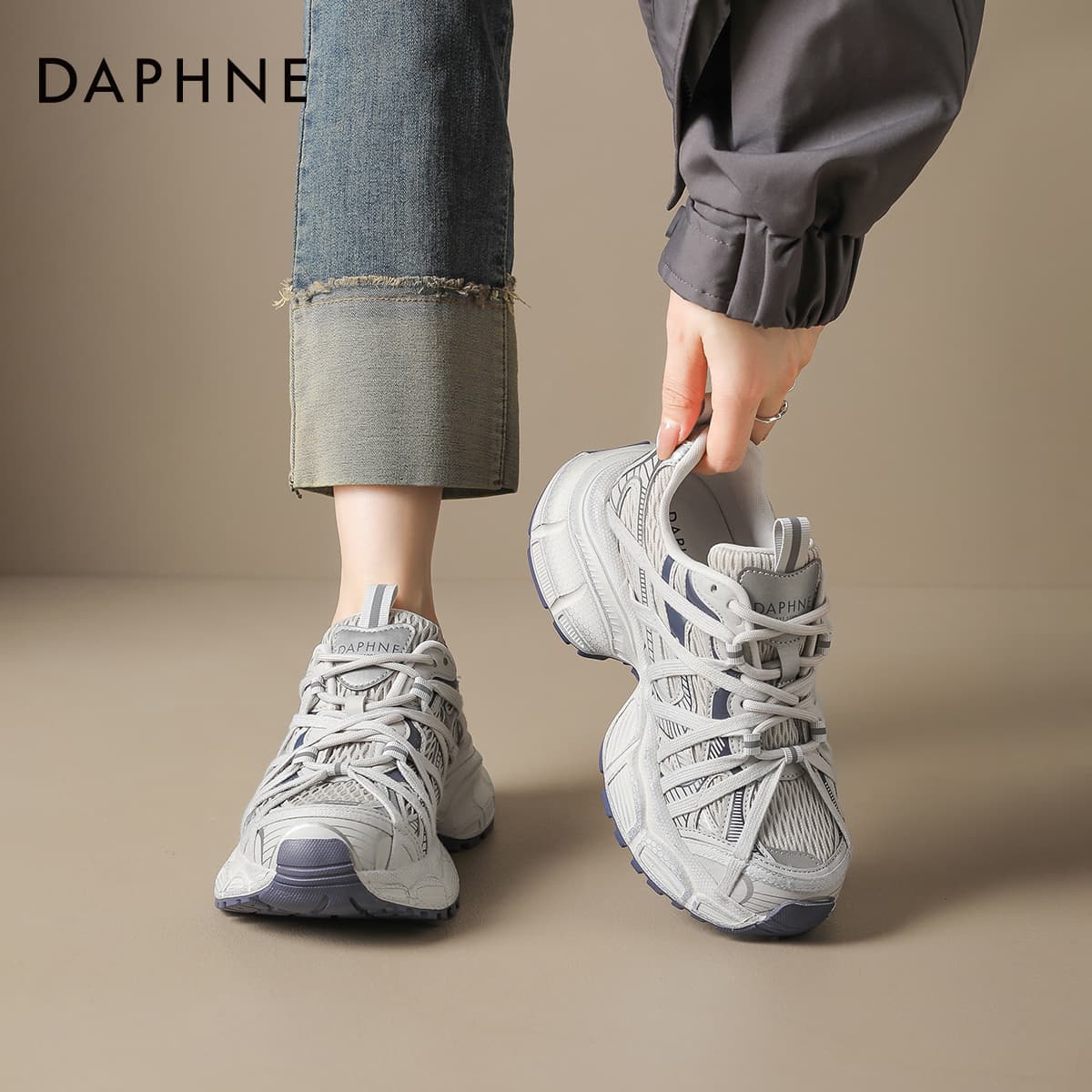 Кроссовки DAPHNE Низкий топ массивные кроссовки женские - изображение 5
