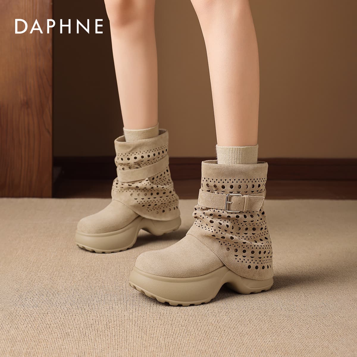 Сапоги DAPHNE Ботильоны Женские - изображение 7