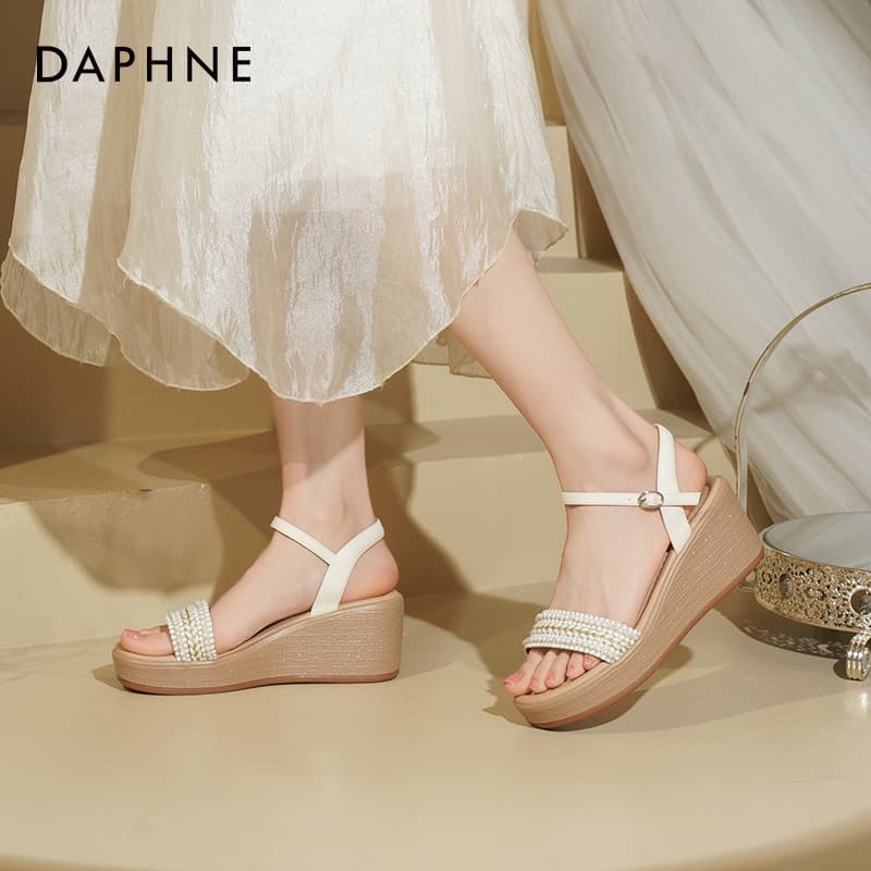 Шлёпанцы DAPHNE One Шнуровочные Сандалии Женские - изображение 10