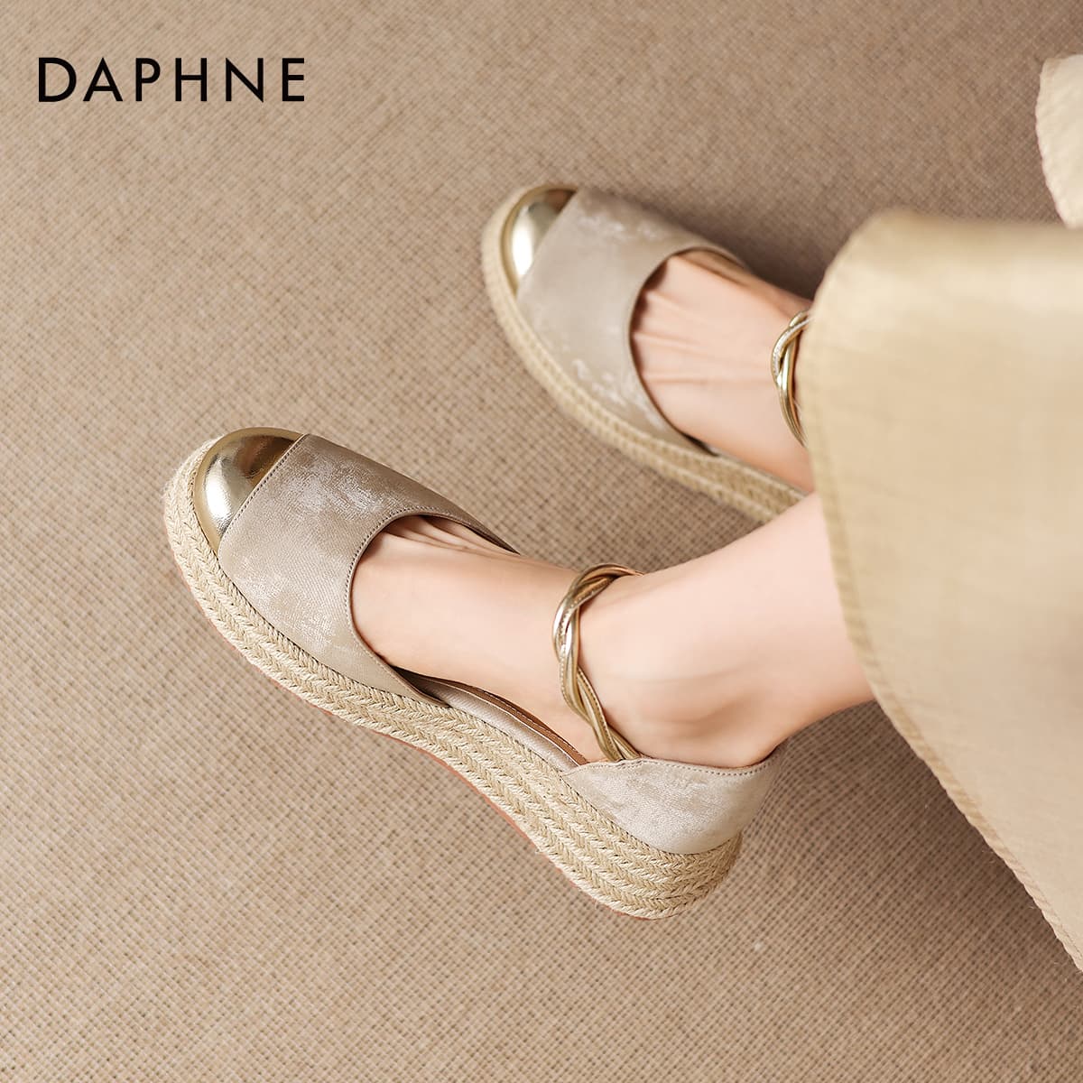 Шлёпанцы DAPHNE One Шнуровочные Сандалии Женские - изображение 5