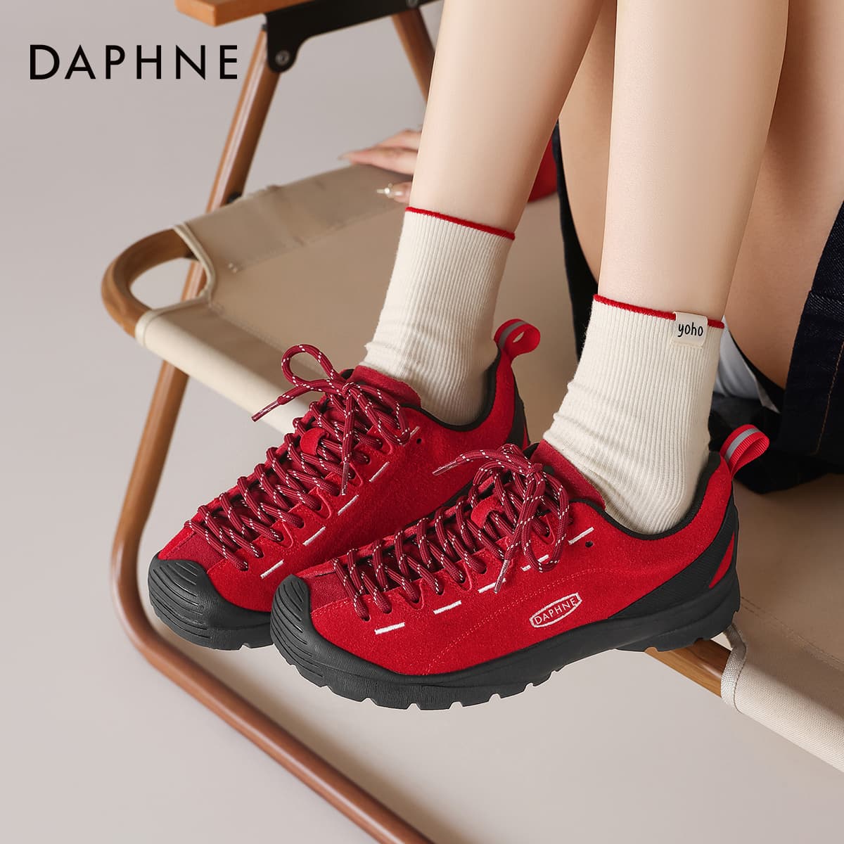 Кроссовки DAPHNE Низкий Топ Походная Обувь Женская - изображение 7