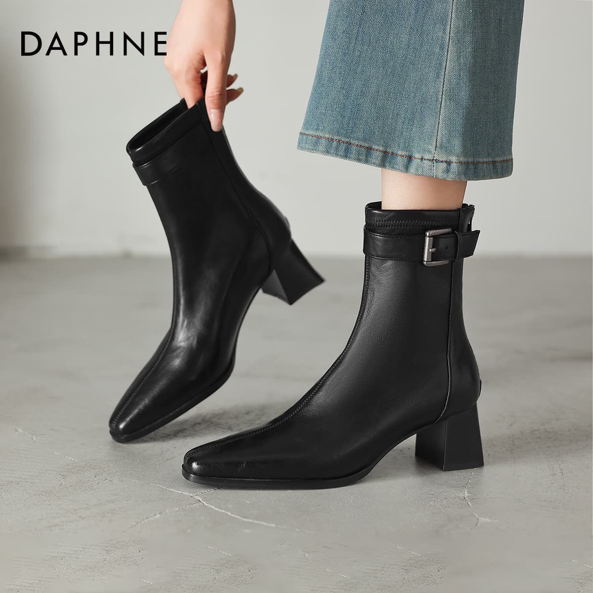 Сапоги DAPHNE Ботильоны Женские - изображение 5