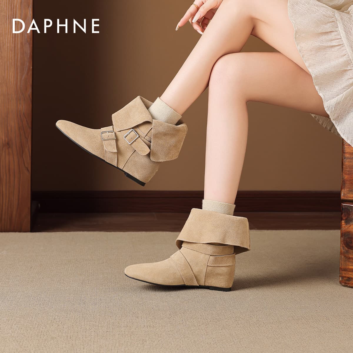 Сапоги DAPHNE Ботильоны Женские - изображение 7