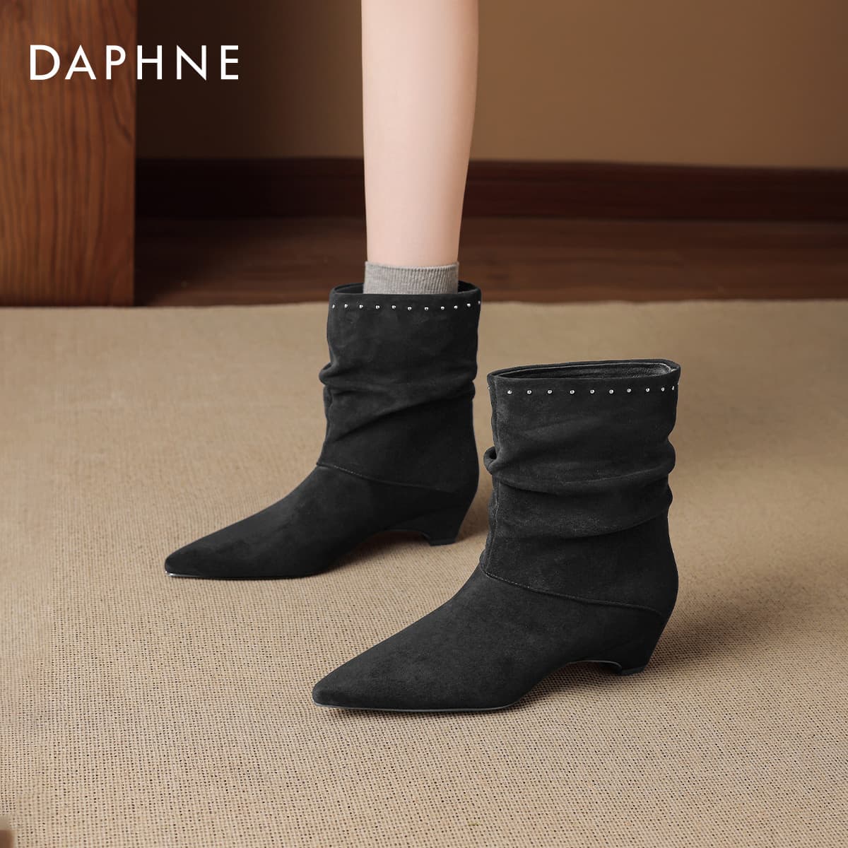 Сапоги DAPHNE Ботильоны Женские - изображение 4
