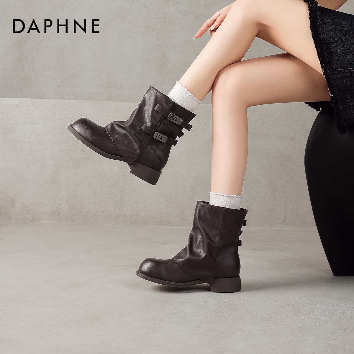 Сапоги DAPHNE Ботильоны Женские - изображение 6