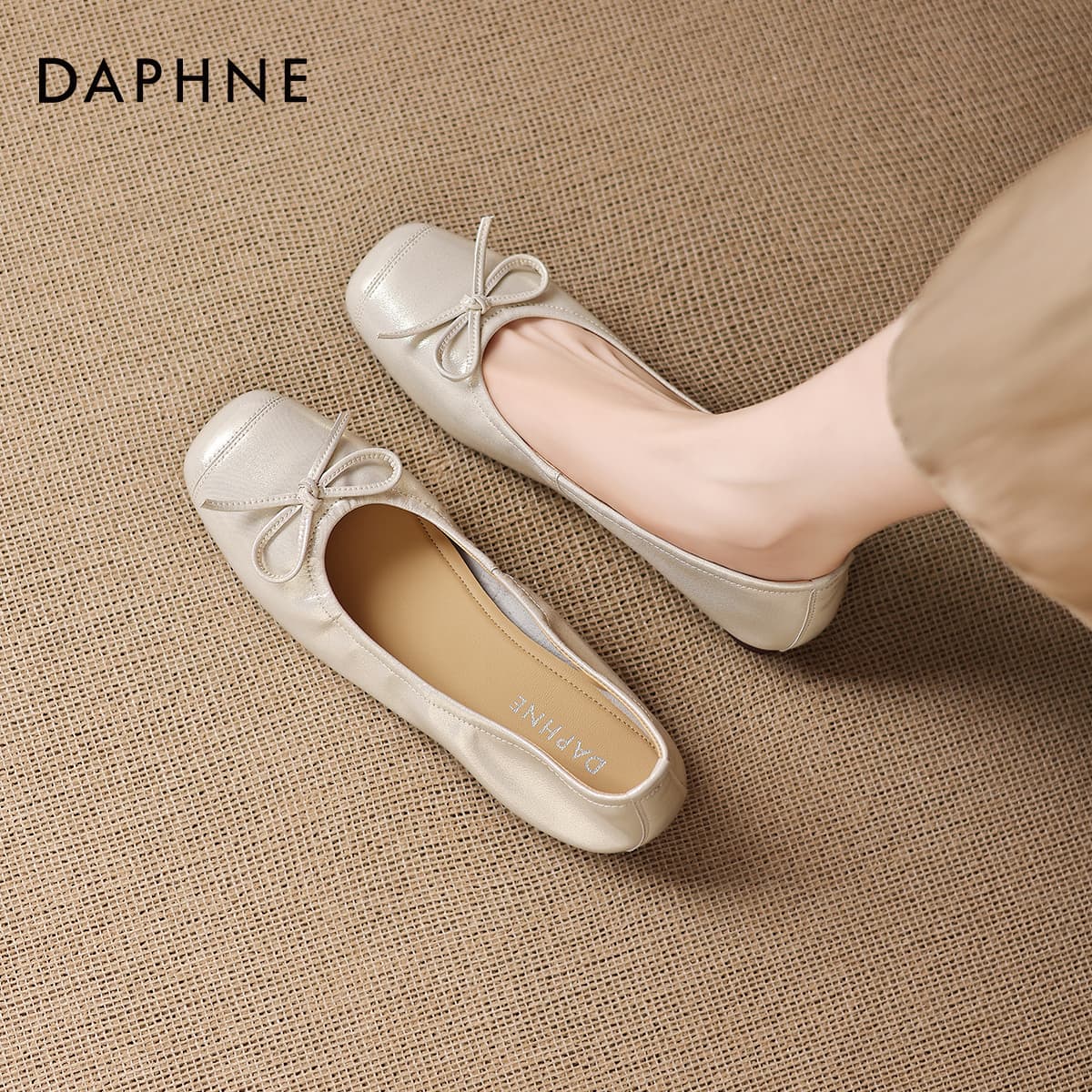 Тапочки DAPHNE Женские Повседневный Обувь без подкладки Женские - изображение 4