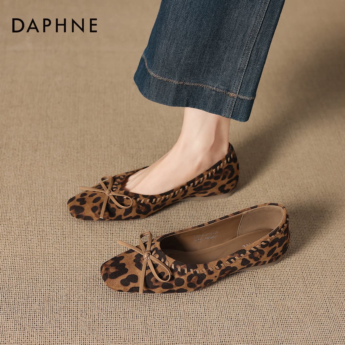 Тапочки DAPHNE Ткань Женские Повседневные Туфли Женские - изображение 4
