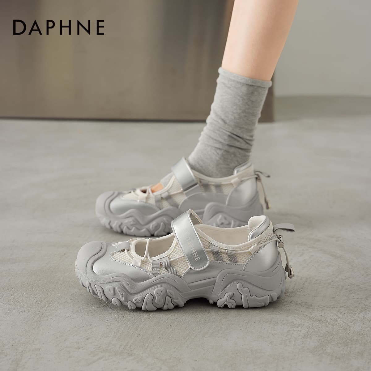 Кроссовки DAPHNE Синтетическая кожа текстиль Низкий топ Повседневная обувь Женская - изображение 7
