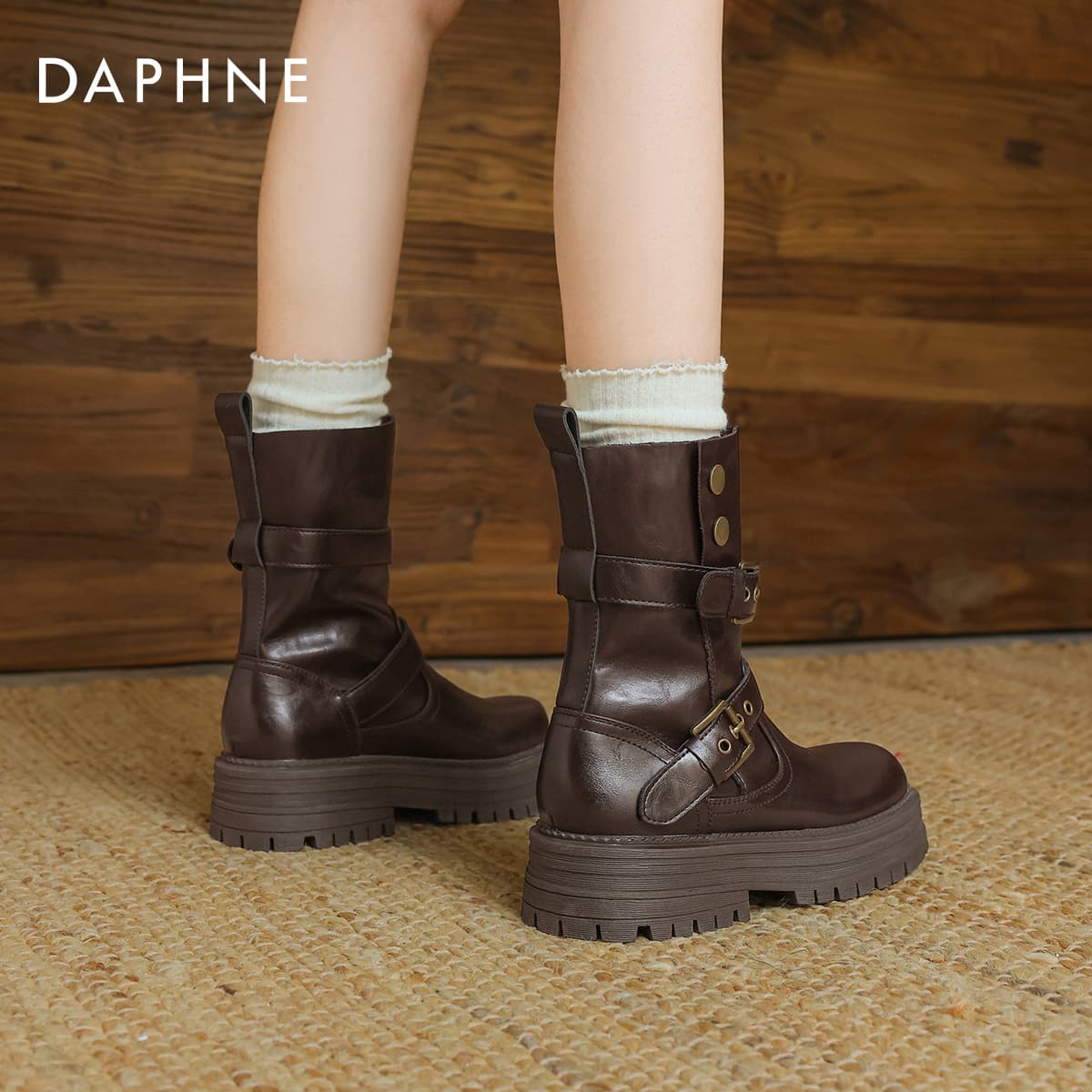 Сапоги DAPHNE Ботильоны Женские - изображение 6