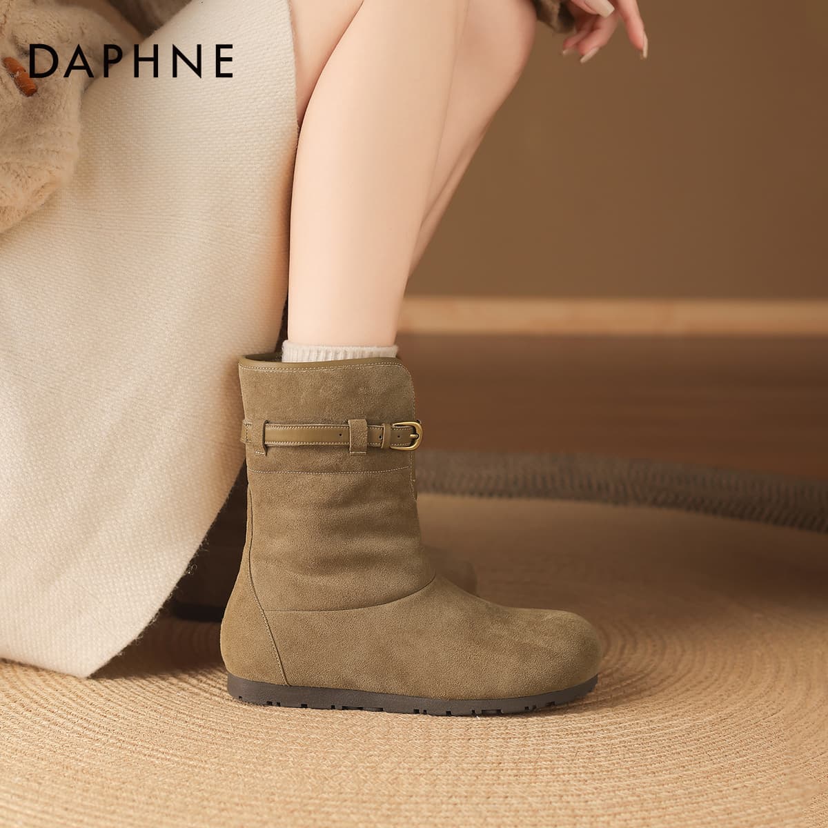 Сапоги Daphne Ткань Женские ботильоны - изображение 7